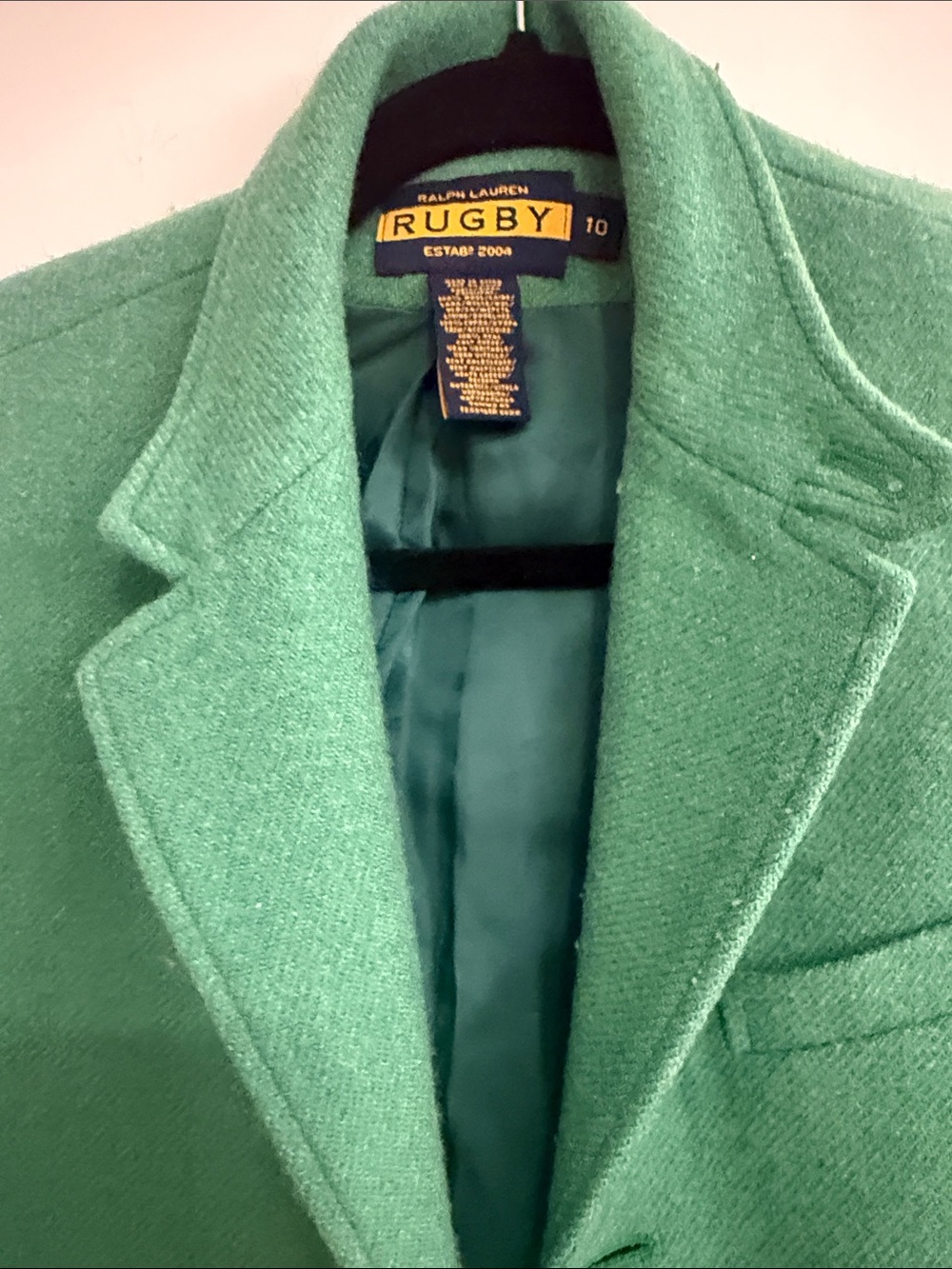 Rugby Ralph Lauren Green Wool Blazer - Picture 3 of 13